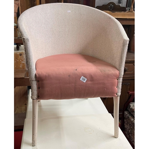 125 - LLOYD LOOM BEDROOM CHAIR