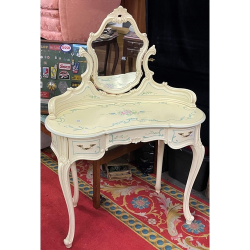 132 - PARISIAN KIDNEY SHAPE DRESSING TABLE