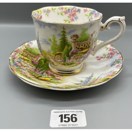 156 - ROYAL ALBERT CABINET CUP AND SAUCER