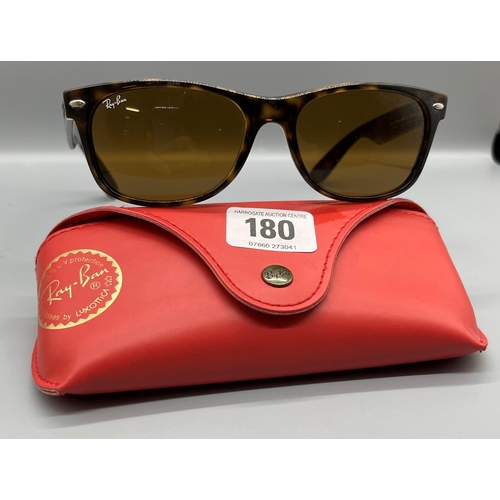 180 - GENUINE RAY BANS WITH ORIGINAL CASE