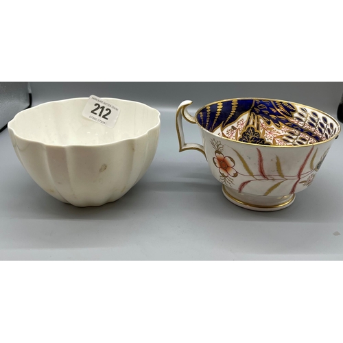 212 - TWO PIECES OF ROYAL CROWN DERBY