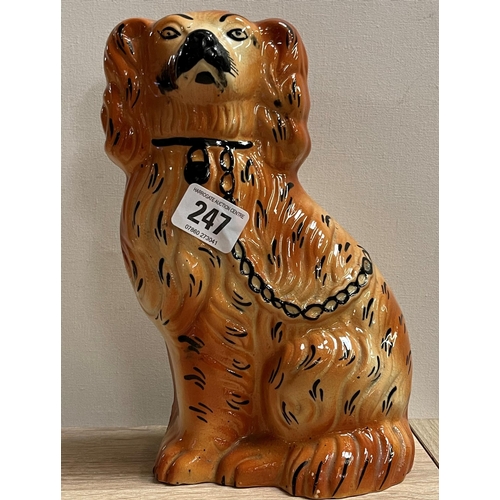 247 - VICTORIAN STAFFORDSHIRE DOG