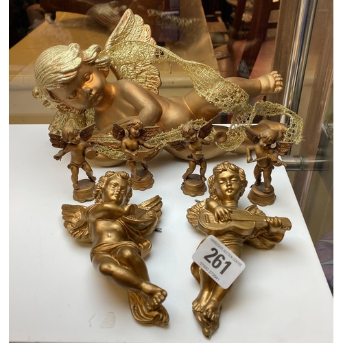 261 - COLLECTION OF CHERUBS