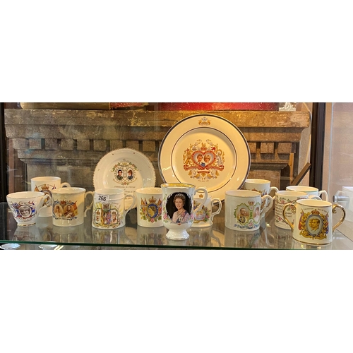 266 - ROYAL COMMEMORATIVE WARE INCLUDING ROYAL ALBERT BROADWAY AND WAGSTAFF