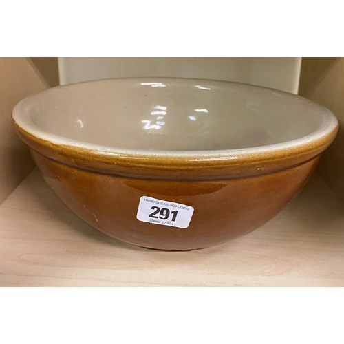 291 - DENBY EARTHENWARE MIXING BOWL