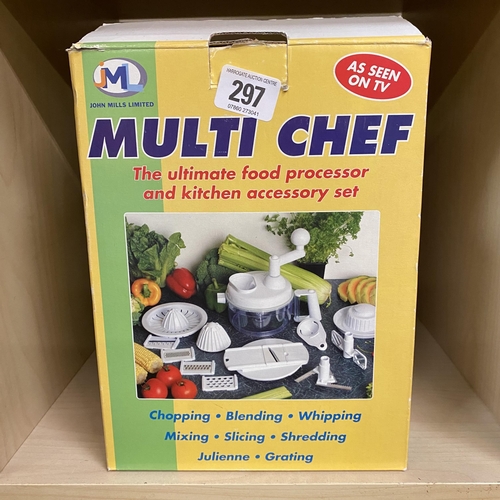 297 - MULTI CHEF FOOD PROCESSOR