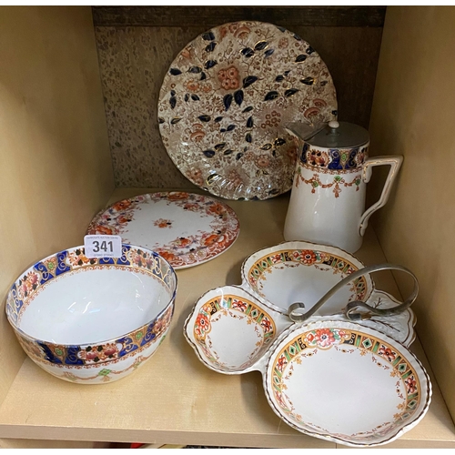 341 - SELECTION OF COUNTRY POTTERY