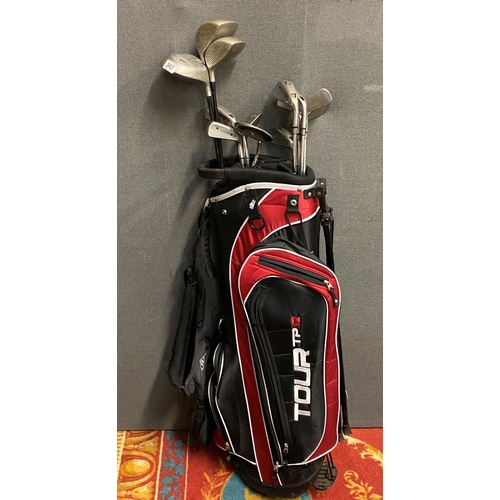 342 - GOLF CLUBS IN TOUR TP12 BAG