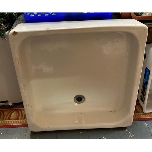 345 - LARGE GLAZED SINK/SHOWER TRAY