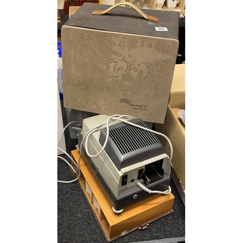 393 - BRAUN PROJECTOR IN CARRY CASE