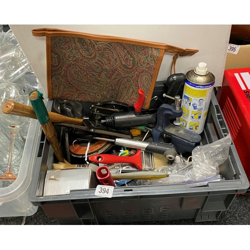 394 - BOX OF TOOLS