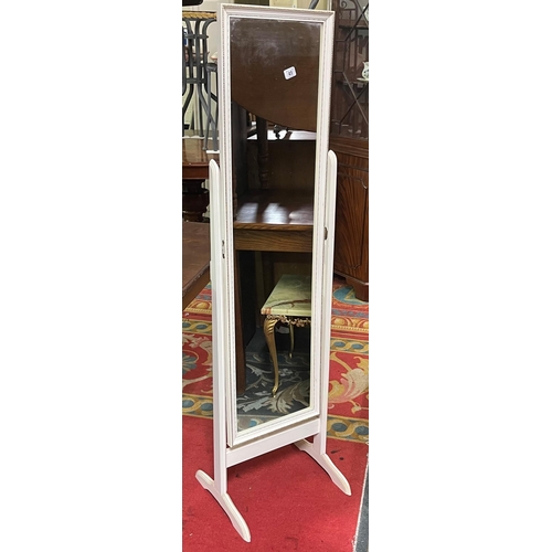 41 - WHITE DRESSING MIRROR