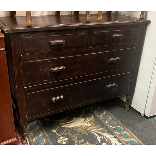 68 - EDWARDIAN MAHOGANY FOUR DRAWER CHEST