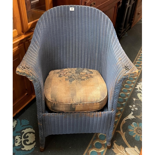 77 - VINTAGE LLOYD LOOM CHAIR