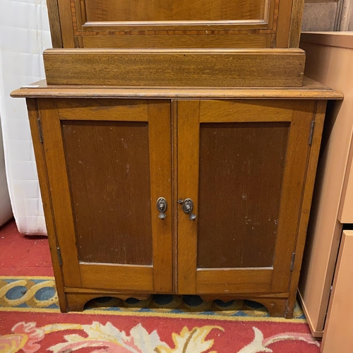 106 - MAHOGANY CUPBOARD