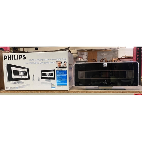 188 - PHILIPS STREAMIUM CD RADIO PLAYER IN ORIGINAL BOX