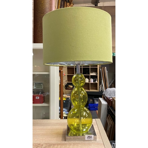 251 - RETRO BUBBLE GLASS LAMP