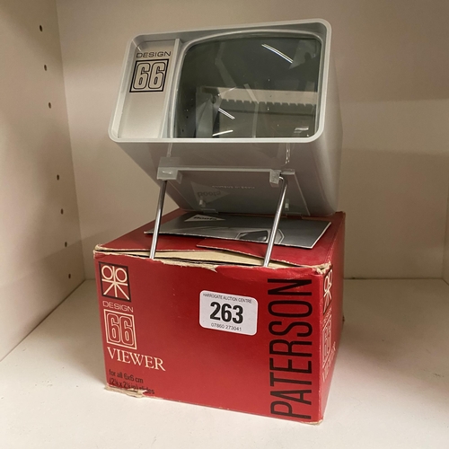 263 - PATERSON SLIDE VIEWER IN ORIGINAL BOX