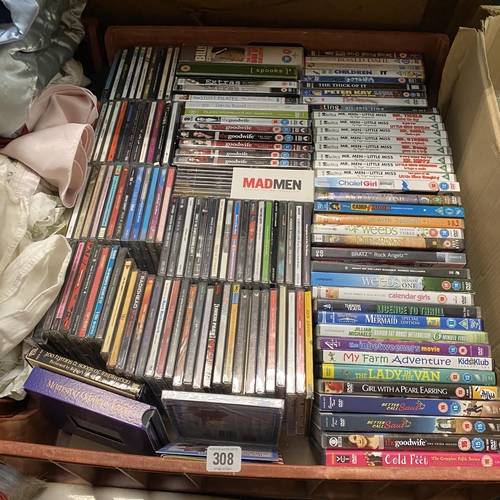 308 - DVDS AND CDS