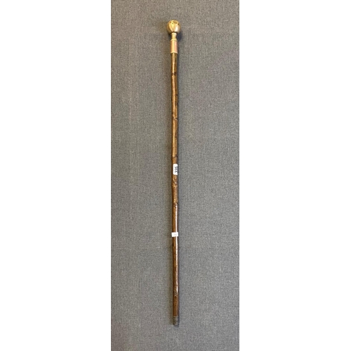 335 - ANTIQUE WALKING STICK