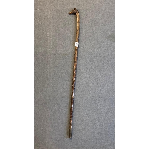 338 - ANTIQUE WALKING STICK