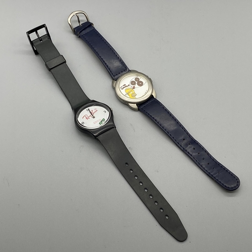 106 - SIMPSONS QUARTZ WATCH WORKING AND RAY BAN QUARTZ WATCH NOT WORKING