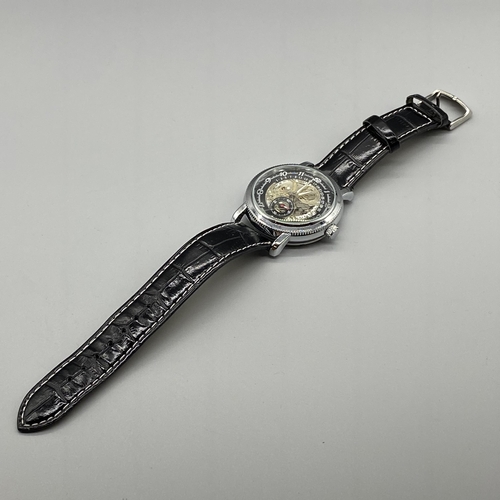 116 - GENTS GOER AUTOMATIC SKELETON WATCH WORKING