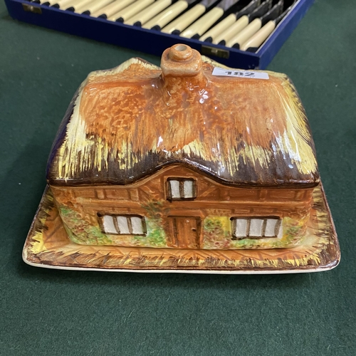 182 - PRICES COTTAGE BUTTER DISH