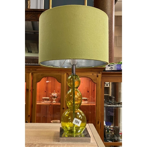 184 - RETRO LIME GREEN BUBBLE LAMP