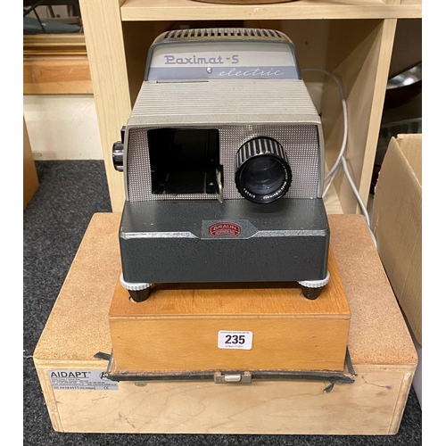 235 - BRAUN PAXIMAT-S ELECTRIC SLIDE PROJECTOR