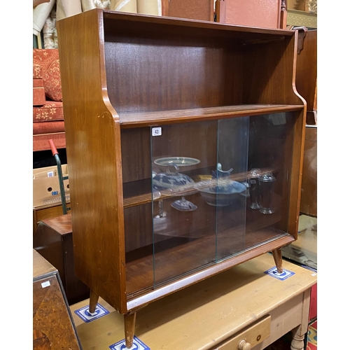 43 - MID CENTURY WALNUT BOOKCASE