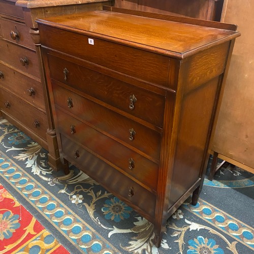 61 - SOLID OAK DRESSING CHEST