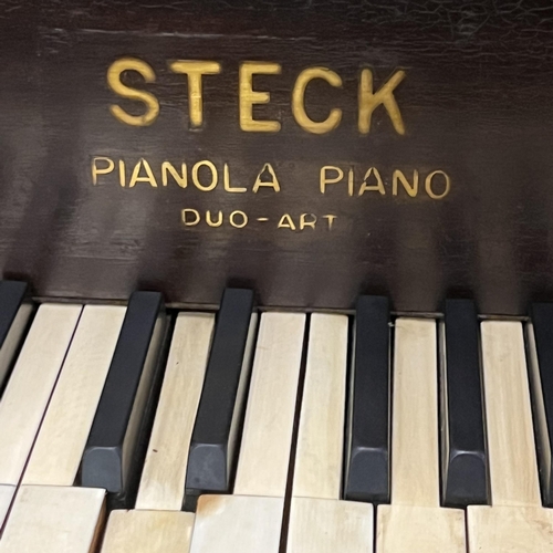 76 - STECK GRAND PIANO EBANISED CABINET