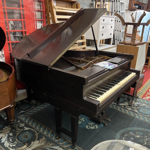 76 - STECK GRAND PIANO EBANISED CABINET