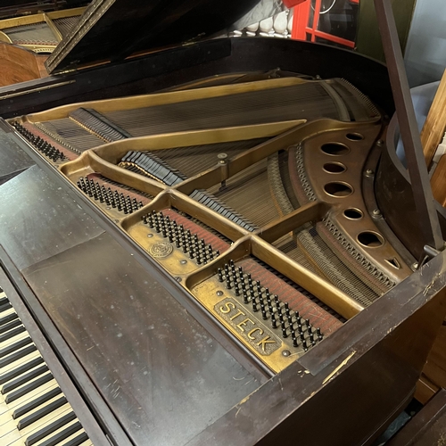 76 - STECK GRAND PIANO EBANISED CABINET