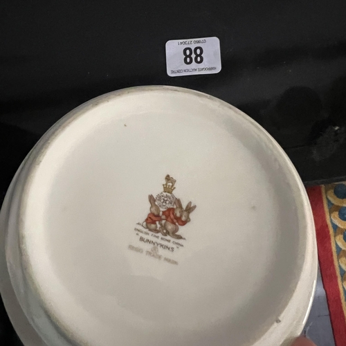 88 - ROYAL DOULTON ''BUNNYKINS'' BOWL