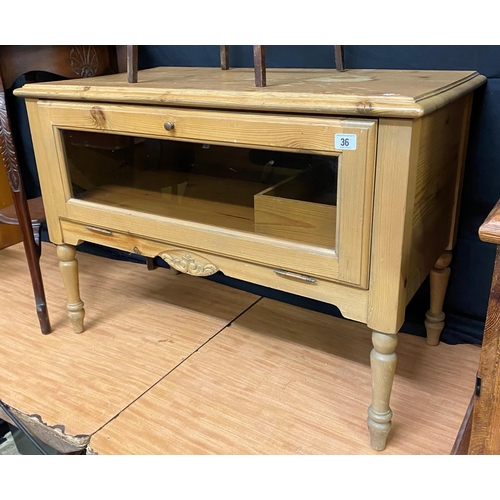 36 - SOLID PINE CABINET