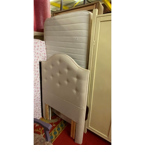 57 - ELECTRIC SINGLE BED WITH MEMORY FOAM MATTRESS COMPLETE WITH REMOTE