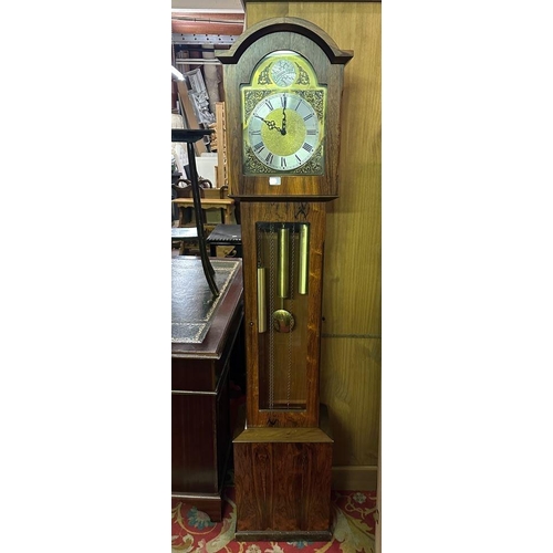 6 - TEMPUS FUGIT ROSEWOOD GRANDDAUGHTER CLOCK