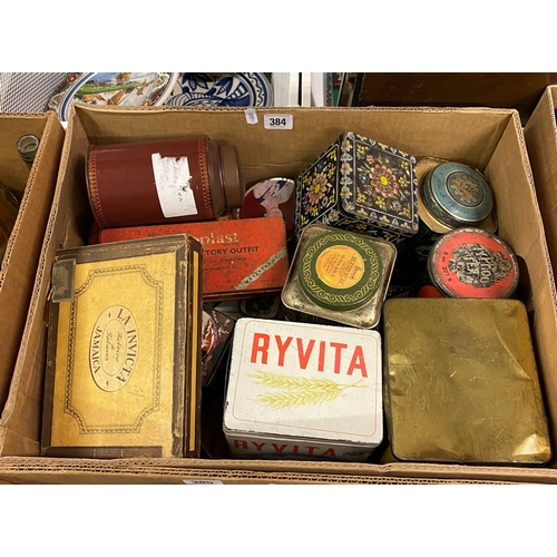 384 - VINTAGE COLLECTABLE TINS