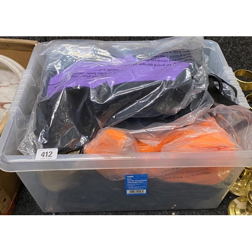 412 - BOX OF HALLOWEEN COSTUME