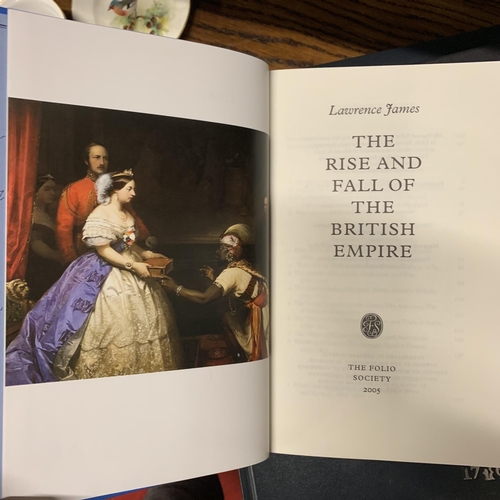 119 - LARGE BRITANNICA ATLAS AND THE RISE AND FALL OF THE BRITISH EMPIRE