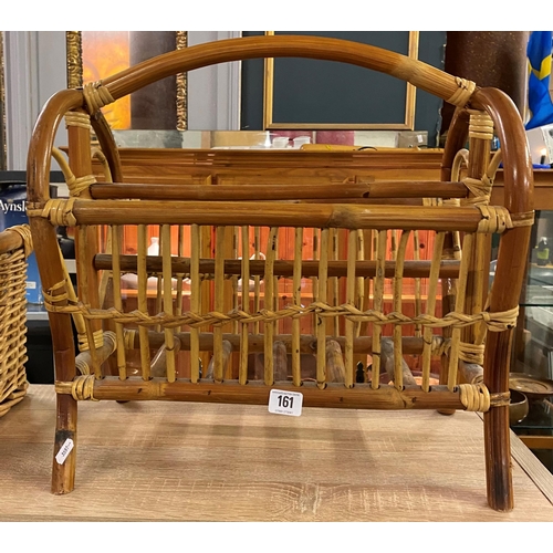 161 - BAMBOO MAGAZINE RACK