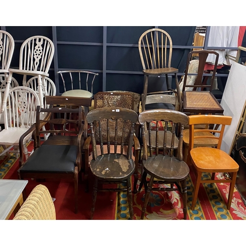 27 - SELECTION OF ANTIQUE CHAIRS