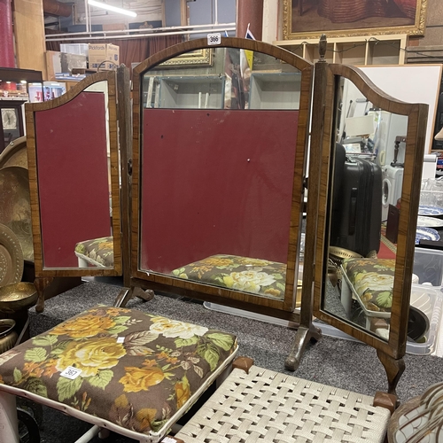 TRIPLE DRESSING TABLE MIRROR