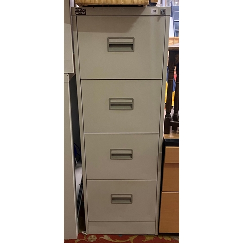 10 - METAL FILING CABINET