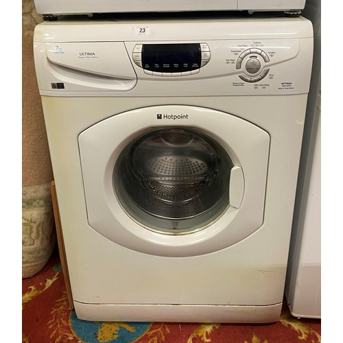 23 - HOTPOINT WASHING MACHINE