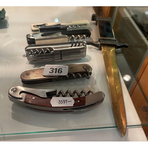 316 - COLLECTION OF PEN KNIVES