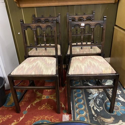 9 - SET OF FOUR 1960s ERCOL CHAIRS