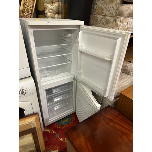 21 - BUSH FRIDGE FREEZER